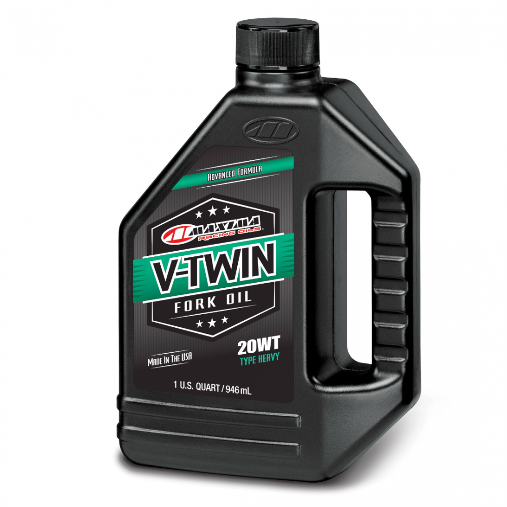 Вилочное масло MAXIMA V-Twin Fork Oil 20WT / Минеральное / 0,946 л.