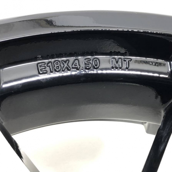 Диск переднего колеса 18" x 4,5" / Литой / Чёрный — изображение 11